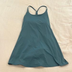 HALARA teal exercise dress